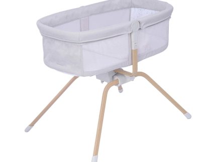 Babymore Air Motion Gliding Crib - Grey
