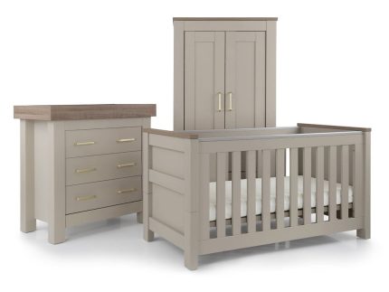 BabyStyle Bordeaux 3pc Furniture Set - Oatmeal