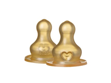 BIBS Bottle Nipple 2 Pack - Medium Flow