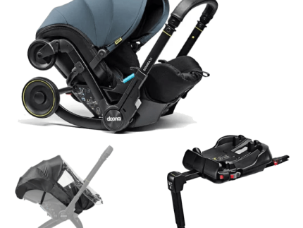 Doona X Infant Car Seat Essential Bundle - Ocean Blue