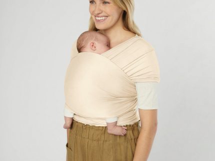 Ergobaby Aura Soft Knit Baby Wrap - Cream