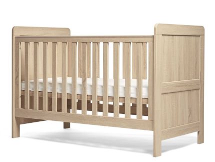 Mamas & Papas Atlas Cot / Toddler Bed - Light Oak