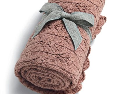 Mamas & Papas Knitted Blanket - Welcome to the World, Wildflower