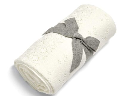Mamas & Papas Knitted Blanket - Pointelle