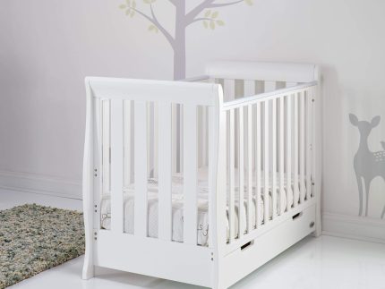 Obaby Stamford Mini Cot Bed - White