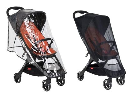 Phil & Teds Go All Weather Cover Set (Sun & Storm)  FITS MOST COMPACT PUSHCHAIRS