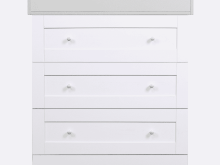 Tutti Bambini Rio Chest Changer - White/Dove Grey